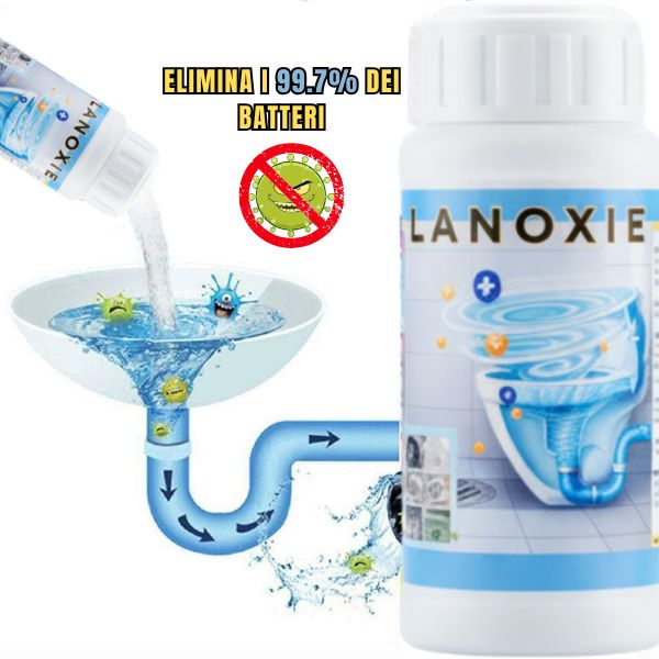 LANOXIE Pro™ Pulitore per scarichi